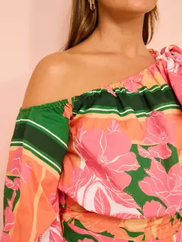 By Nicola Rosa Mini Dress Multi Print Size 14 for rent on The Volte - image 4