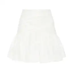 Aje Sunbeam Ruched Bustier and Carrie Mini Skirt Set Ivory Size 4 for rent on The Volte - image 3