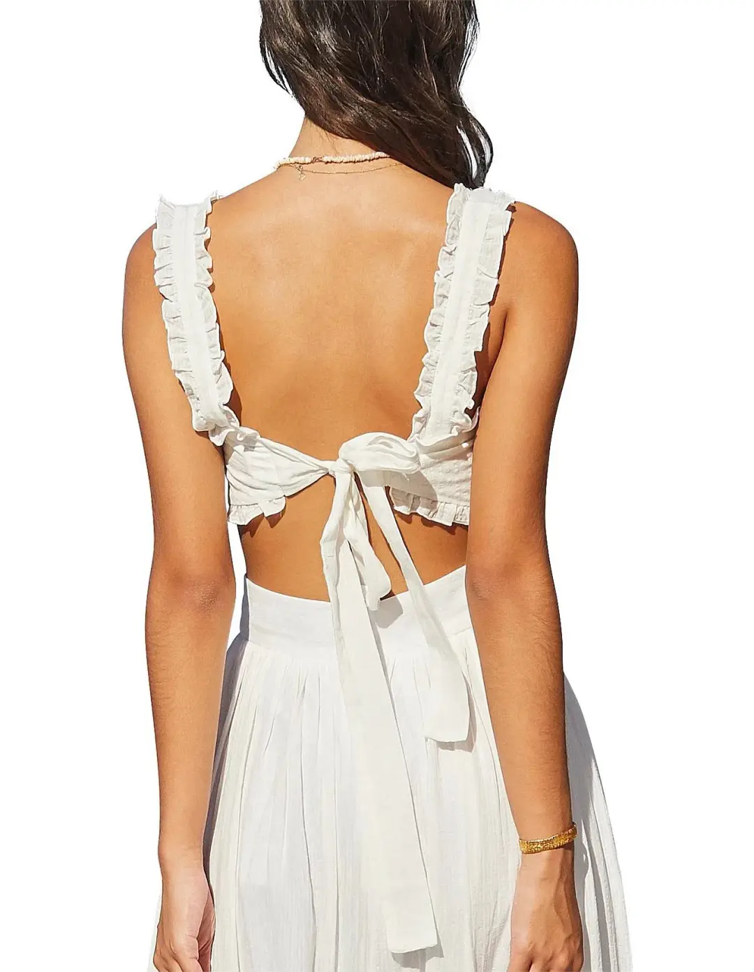 Bec & Bridge Koa Top Size 8 and Skirt Size 6 Set White for rent on The Volte - main image