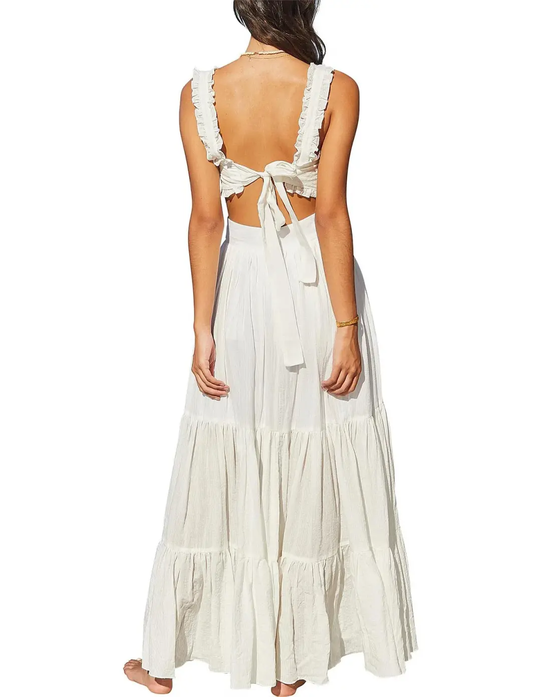 Bec & Bridge Koa Top Size 8 and Skirt Size 6 Set White for rent on The Volte - main image