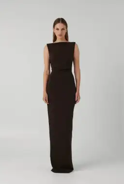 Effie Kats Verona Gown Coffee Size S/8 for rent on The Volte - image 1