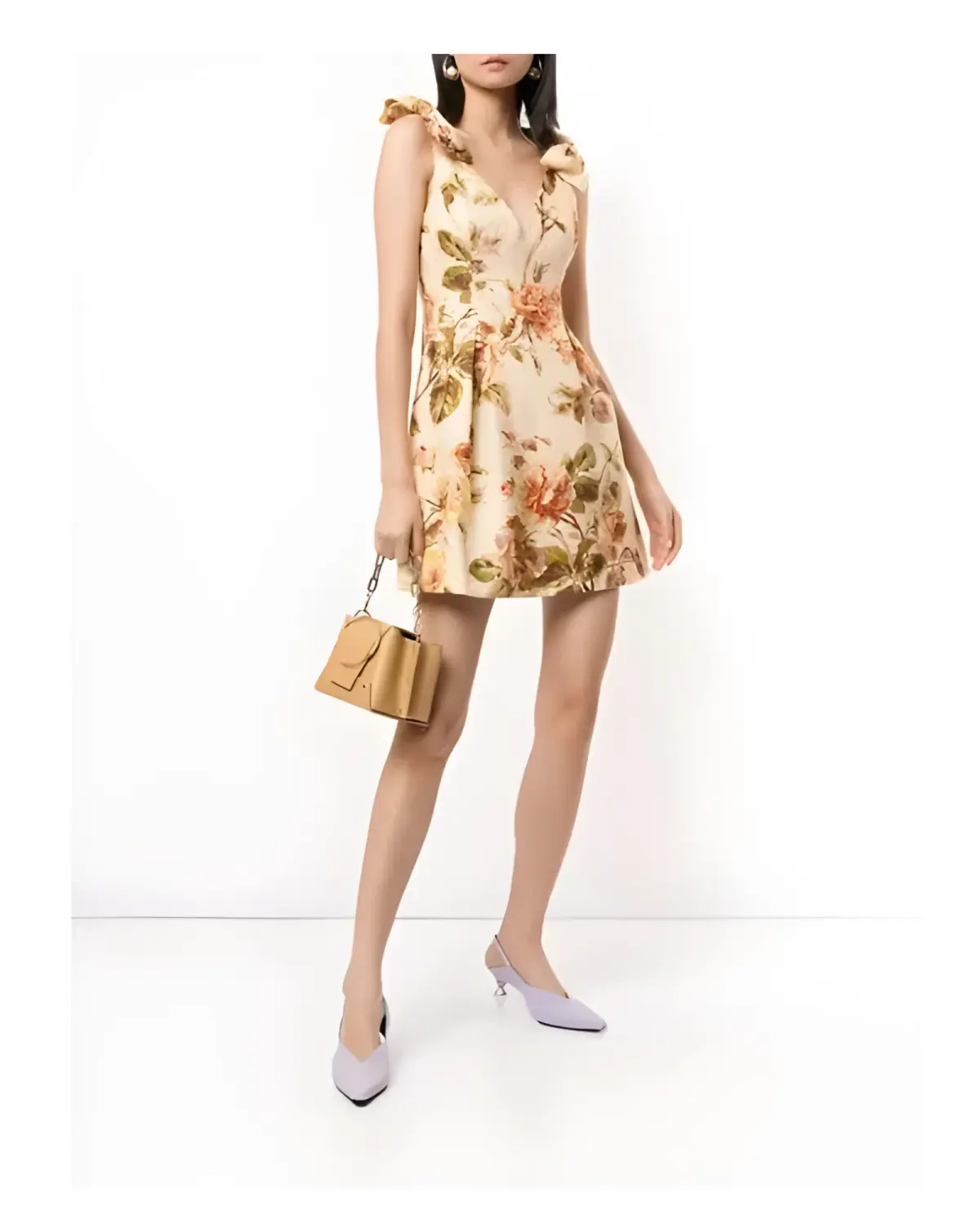 Zimmermann Resistance Tie Dress Mini Dress Autumn Rose Size 0/Au 8 - Image 1