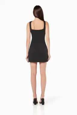 Elliatt Trompe 3D Floral Mini Dress Black Size L/ Au 12 for rent on The Volte - image 2