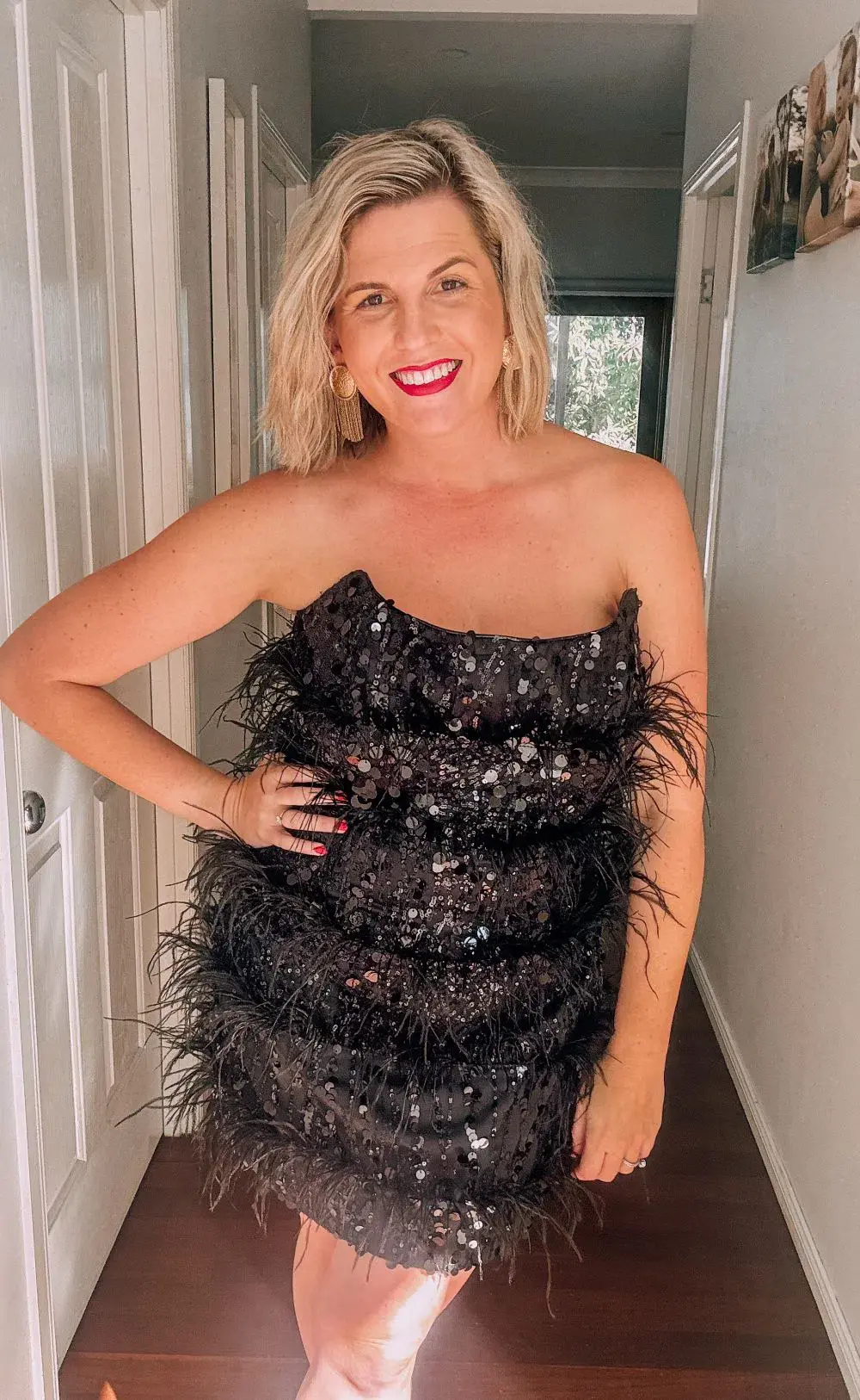 Eliya the Label Tiffany Dress Black XXL/AU 14 for rent on The Volte - main image