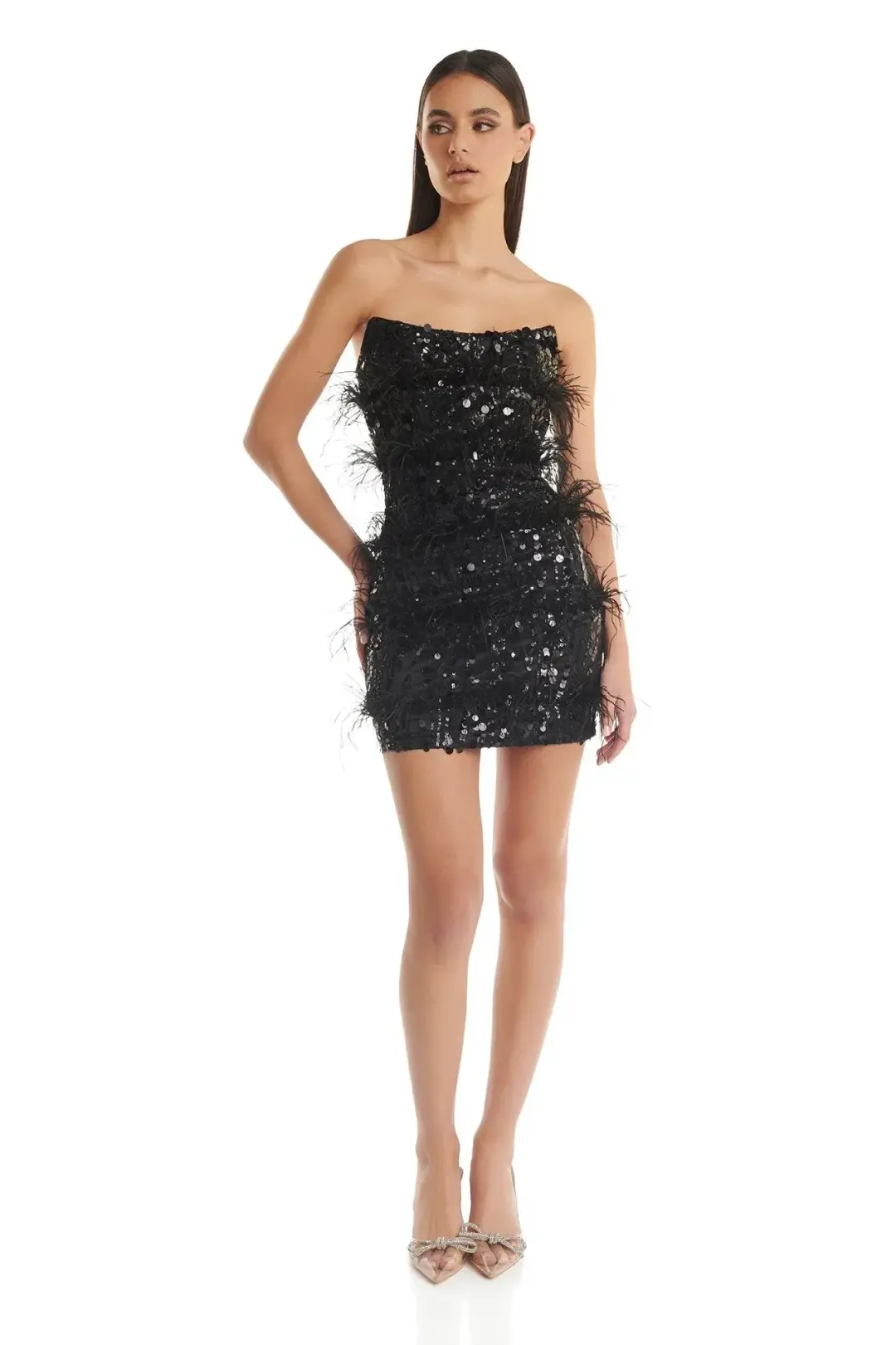 Eliya the Label Tiffany Dress Black XXL/AU 14 for rent on The Volte - main image