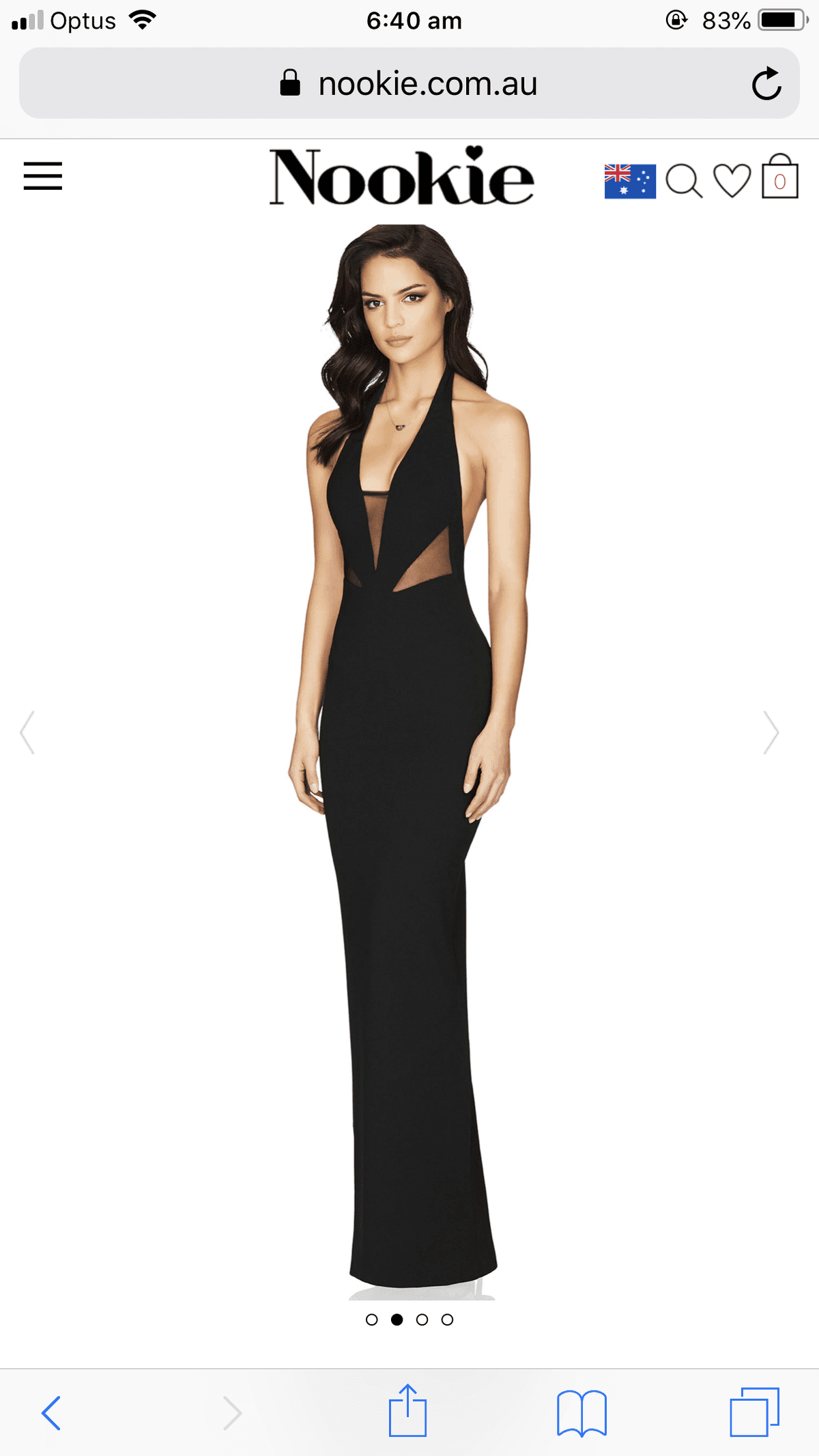 Nookie Black Anais Gown  - Image 5