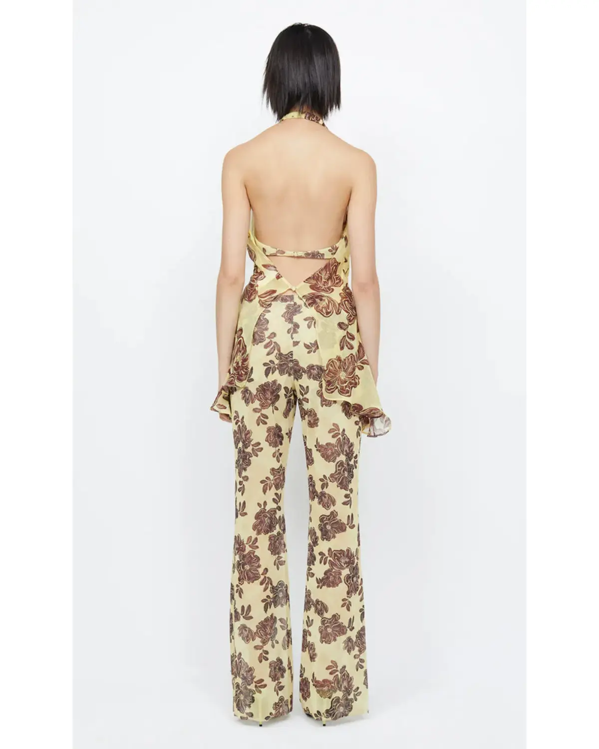 Bec & Bridge Malibu Halter Top Citrus Plum Floral Size S / AU 8  - Image 4