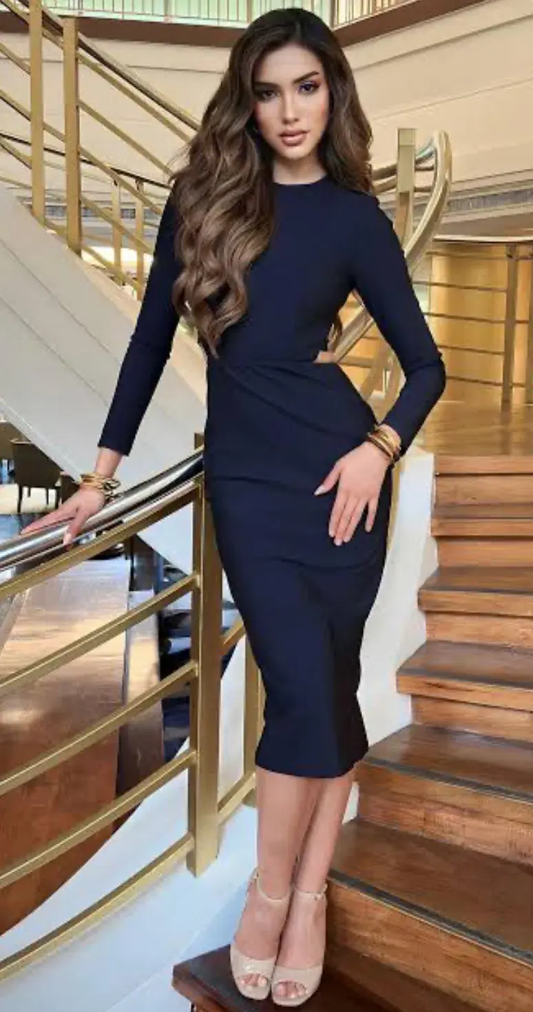 Misha Demetria Dress Black Size 6/XS for rent on The Volte - main image