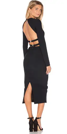Misha Demetria Dress Black Size 6/XS for rent on The Volte - image 2