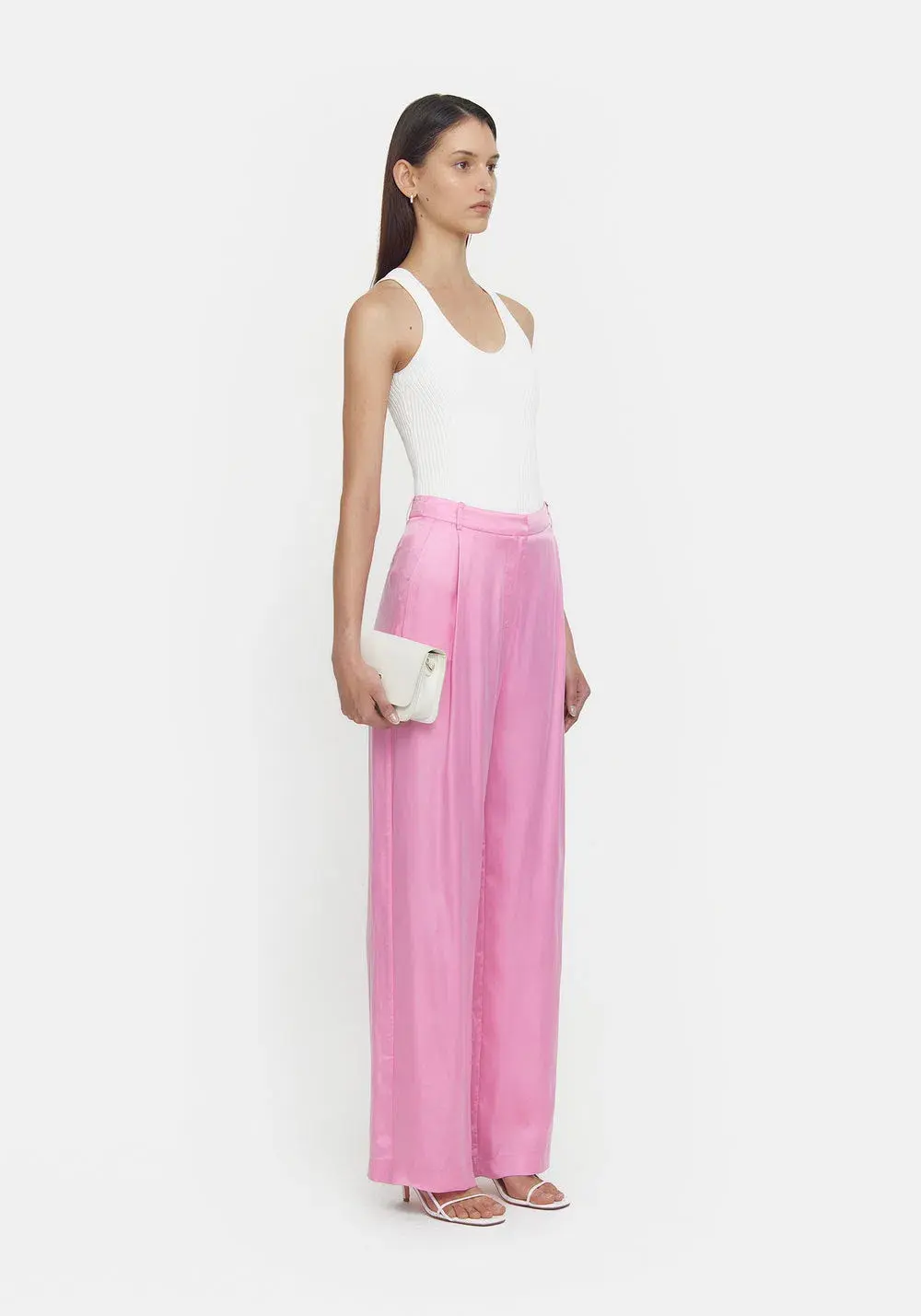 Viktoria & Woods Verse Pant in Flash Pink Size AU 8 for rent on The Volte - main image
