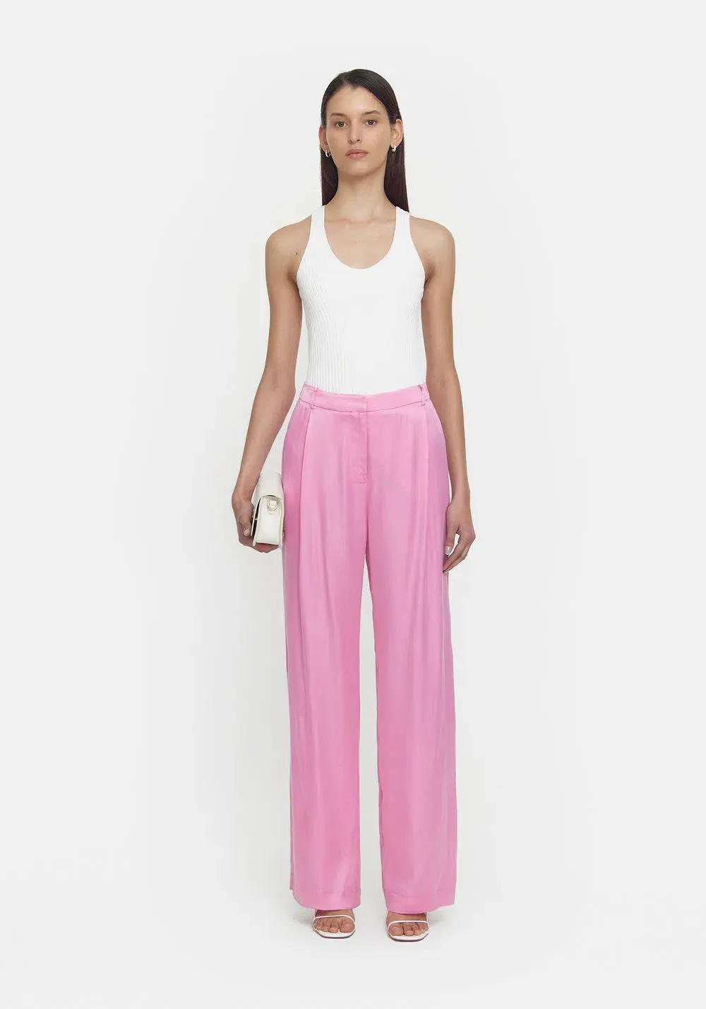 Viktoria & Woods Verse Pant in Flash Pink Size AU 8 for rent on The Volte - main image