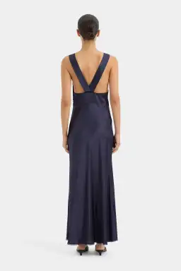Sir the Label Aries Cut Out Gown Navy Size 3 / AU 12 for rent on The Volte - image 3