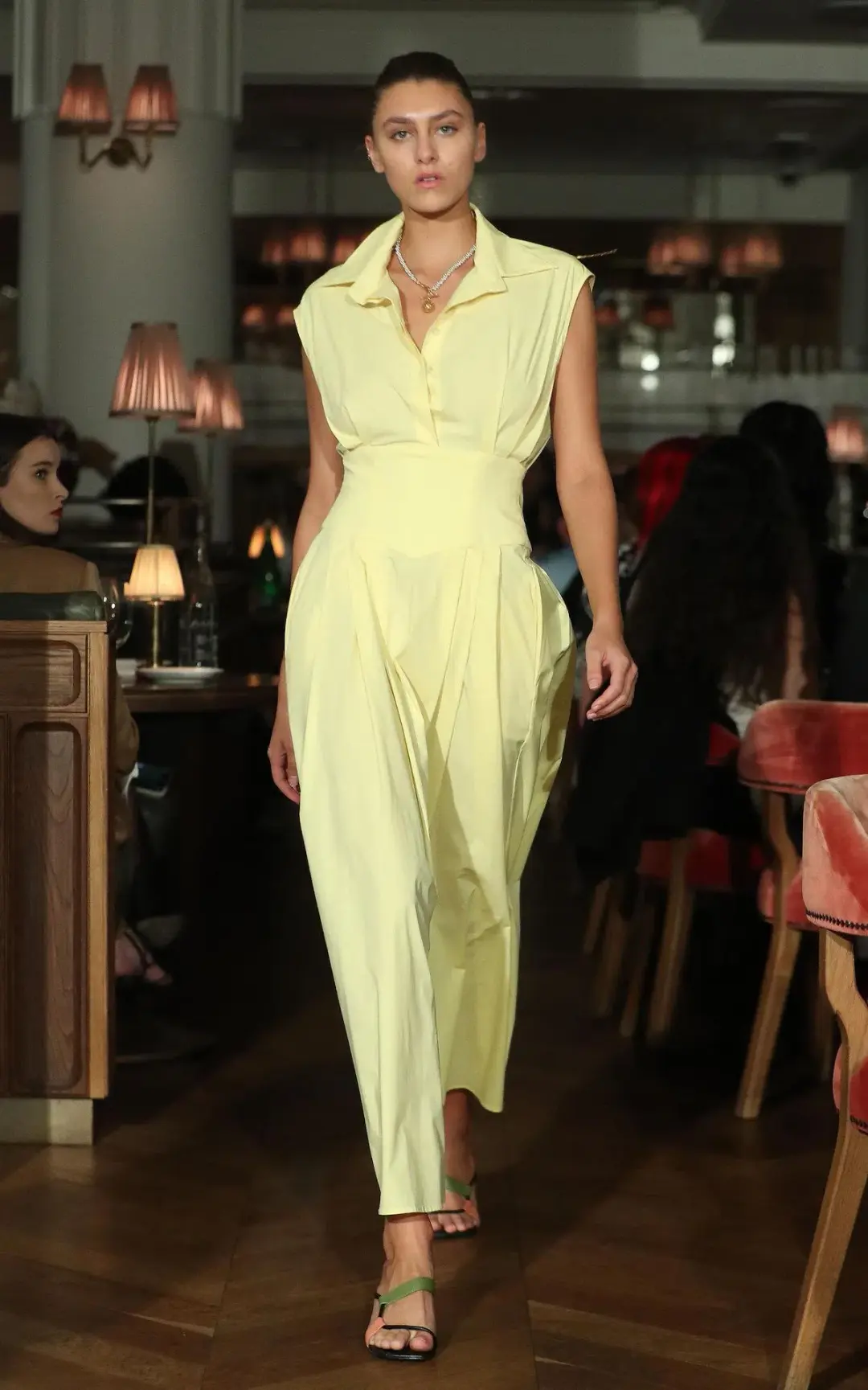 Anna Quan Noor Shirt Dress Yellow Size XS / AU 6 for rent on The Volte - main image