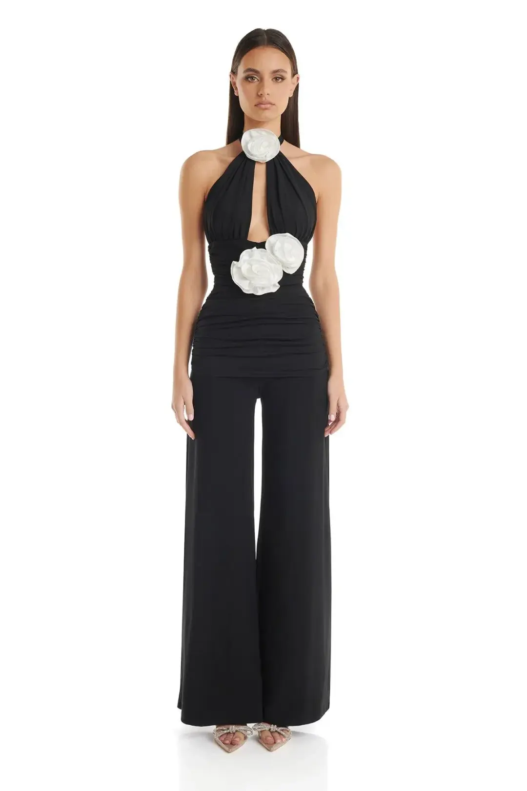 Eliya The Label Leontina Jumpsuit Black Size XS / AU 6 for rent on The Volte - main image