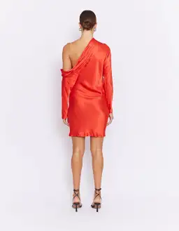Pfeiffer Yazmin Mini Dress Capsicum Size XS / AU 6 for rent on The Volte - image 3