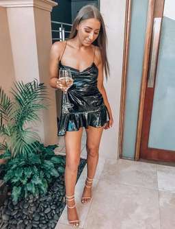 Bec & Bridge Into the Groove Mini Dress | Deep Emerald Green | Size 8 for rent on The Volte - image 6