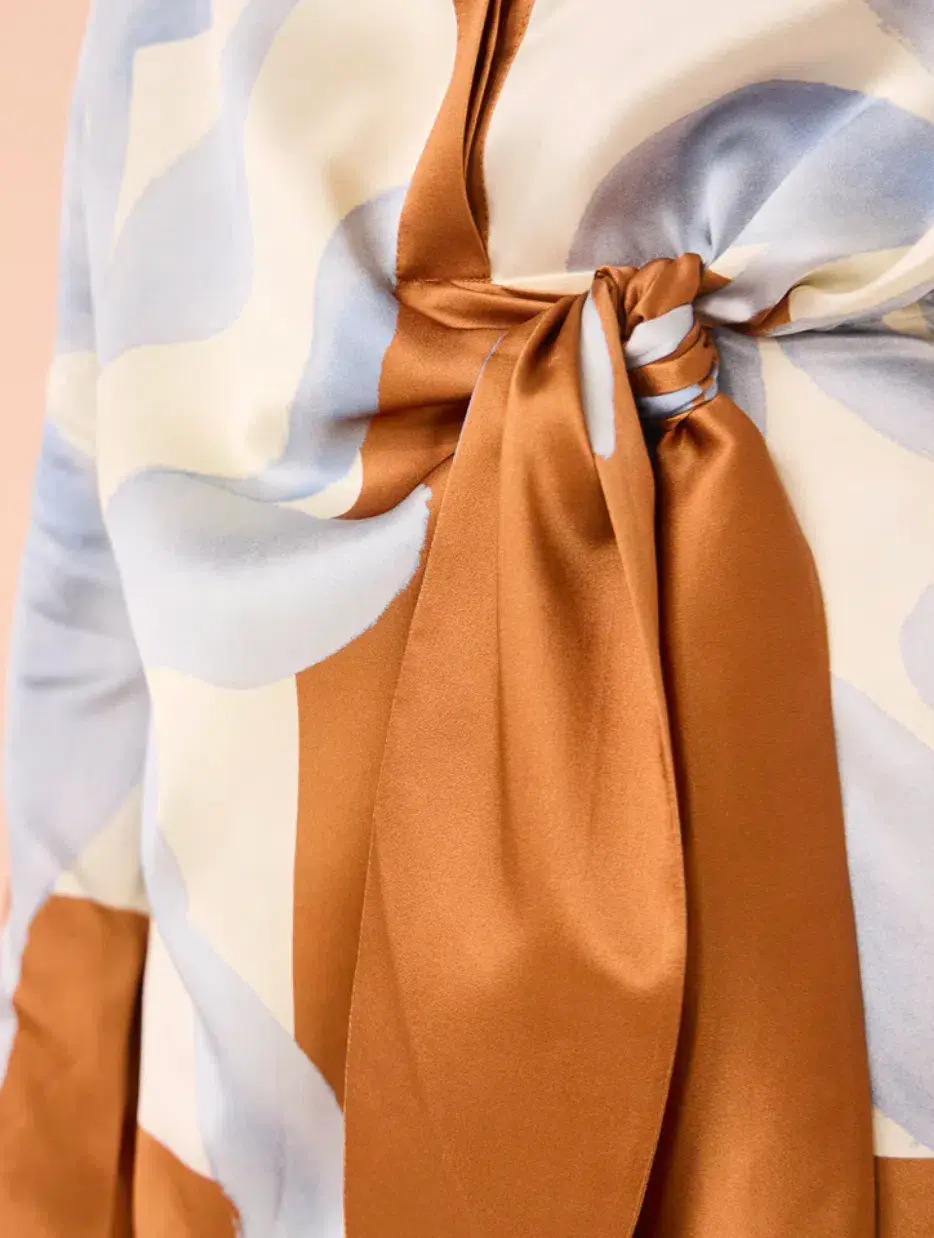 Sir the Label Sorrento Shirt Dress Scarpia Print Size 8 for rent on The Volte - main image