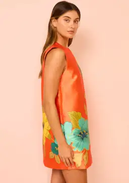 Alemais Piato Mini Dress Floral Size 10 for rent on The Volte - image 7