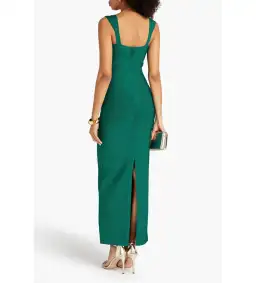 Herve Leger Bandage Gown in Emerald Size S / AU8 for rent on The Volte - image 2