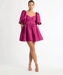 Sheike Sienna Party Dress Raspberry Size 6