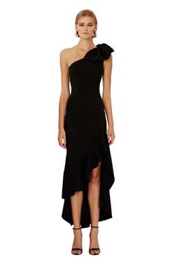TIE SHOULDER WAVE GOWN