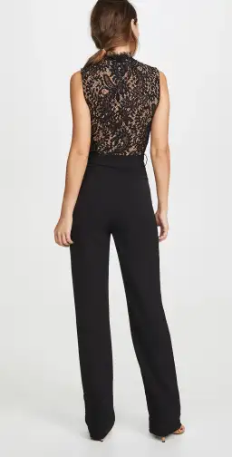 MISHA Josie Jumpsuit Black Size 4/XXS for rent on The Volte - image 3