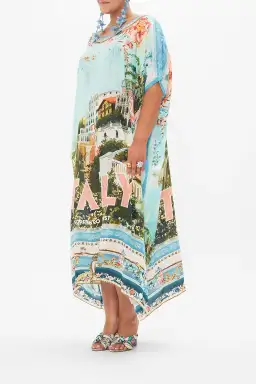 Camilla Round Neck Kaftan From Sorrento with Love One Size for rent on The Volte - image 6