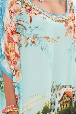 Camilla Round Neck Kaftan From Sorrento with Love One Size for rent on The Volte - image 5