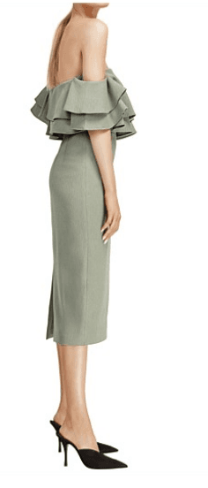 Keepsake the Label Two Fold Dress Green Size 8 for rent on The Volte - main image