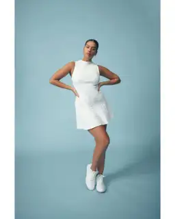 Aje signature logo dress in Ivory Size AU 8