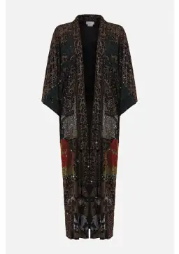 Camilla Kimono Coat Surrealist Xanadu Size 12/M for rent on The Volte - image 4