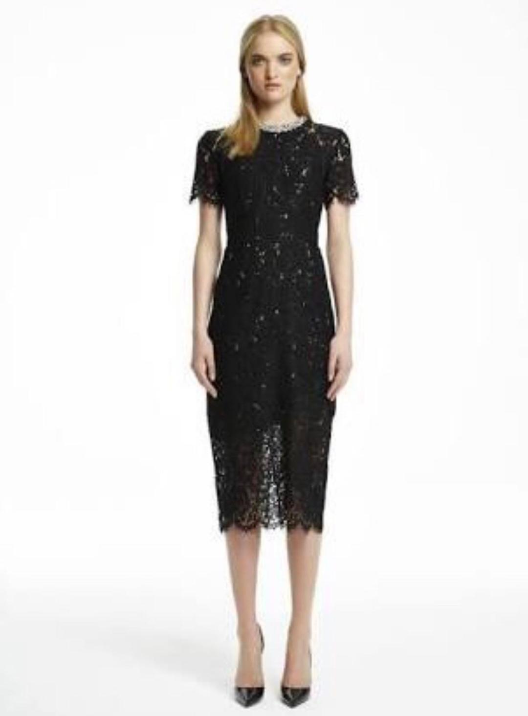 Rachel Gilbert Lainey Dress Black size 8 for rent on The Volte - main image