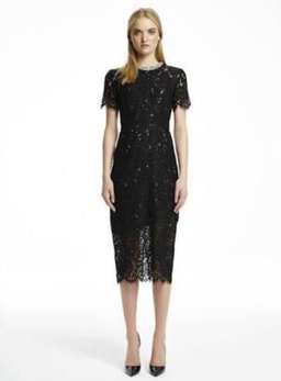 Rachel Gilbert Lainey Dress Black size 8 for rent on The Volte - image 1