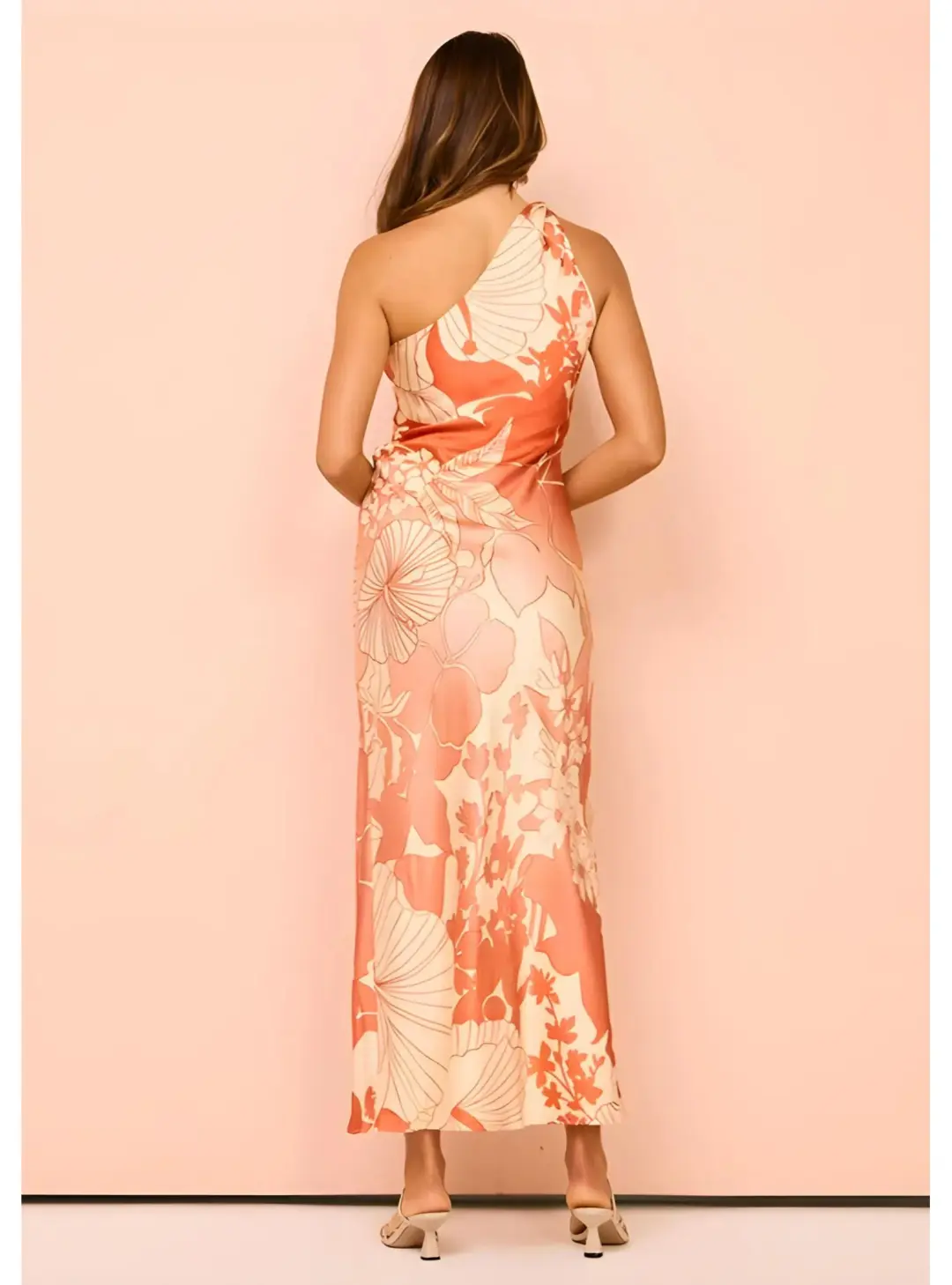 Sir the Label Como Asymmetric Midi Dress Paradiso Print Size AU 6 for rent on The Volte - main image