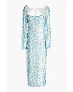 Rachel Gilbert Teddi Gown Blue Size 3 / AU 12 for rent on The Volte - image 4