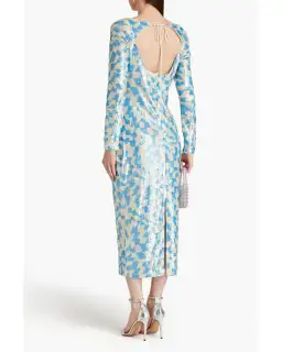 Rachel Gilbert Teddi Gown Blue Size 3 / AU 12 for rent on The Volte - image 2