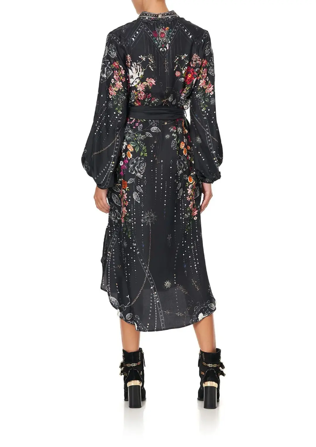 Camilla To The Gypsy High Low Midi Shirt Multi Size M/Au 12 for rent on The Volte - main image
