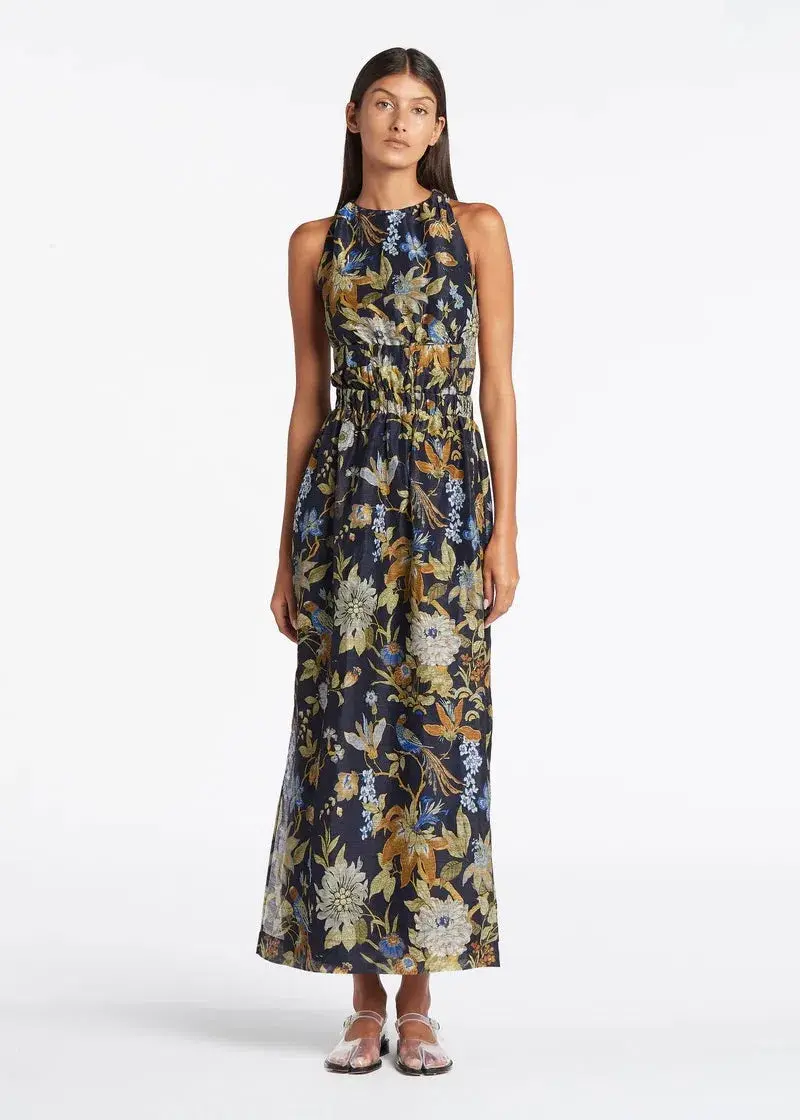 Sir the Label Lilian Cross Back Dress Delia Floral Size 0/ AU 6 for rent on The Volte - main image