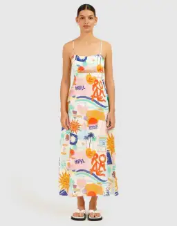 Roame Isla Dress Print Size 8 for rent on The Volte - image 1