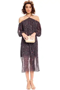 Zimmermann Havoc Suspend Midi Dress Paisley Floral Size 8