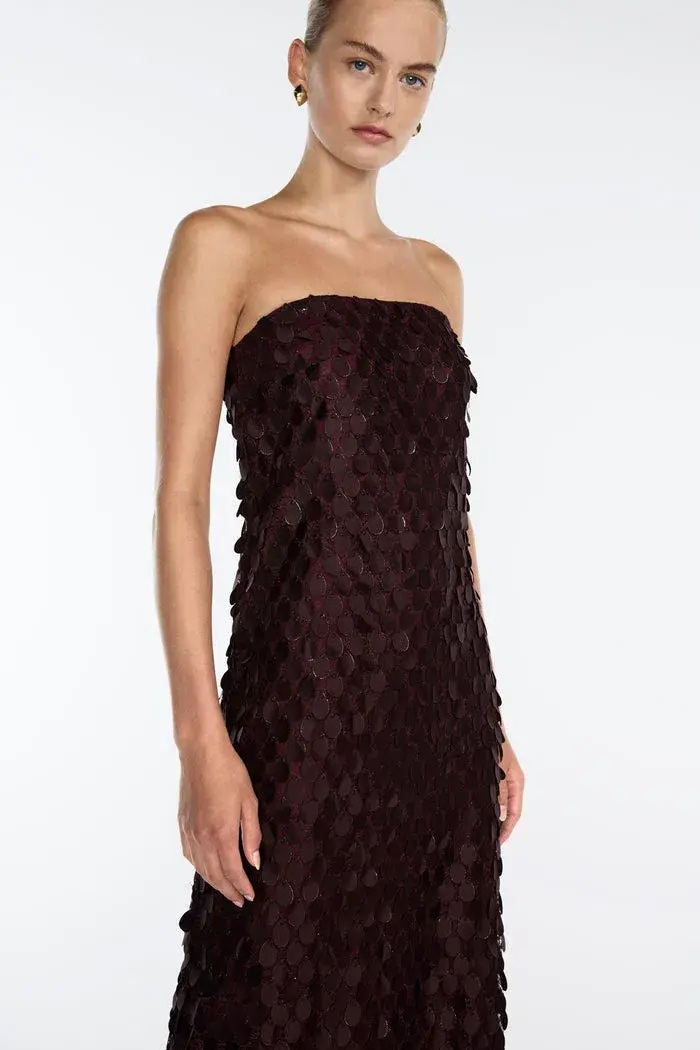 Manning Cartell Supreme Extreme Dress in Mulberry Size 10 - Image 3