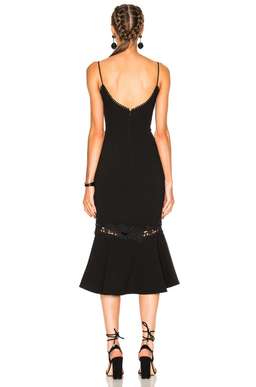 Crepe Fitted Panel Dress for rent on The Volte - image 2
