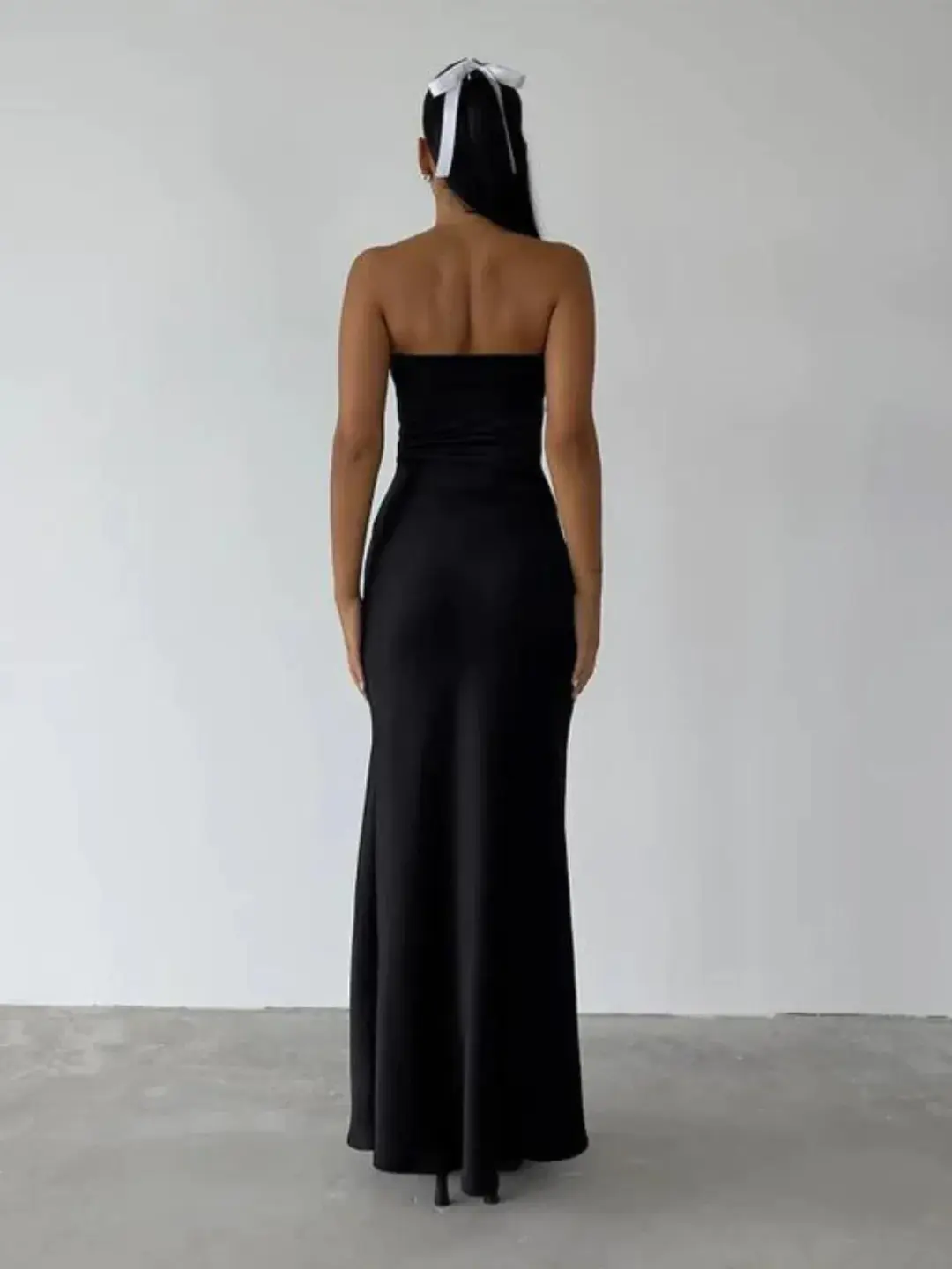 Bec & Bridge The Dreamer Strapless Dress in Black Size 6 for rent on The Volte - main image