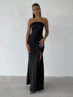 Bec & Bridge The Dreamer Strapless Dress in Black Size 6 for rent on The Volte - image 1
