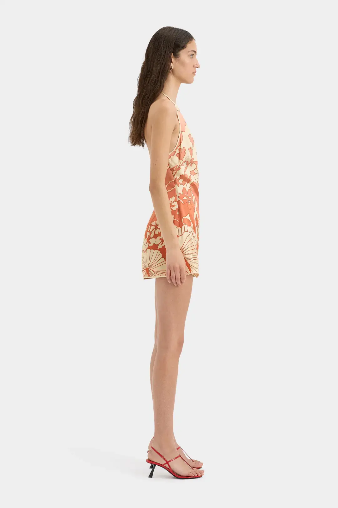 Sir the Label Como Twist Mini Dress Paradiso Print Size 8 for rent on The Volte - main image