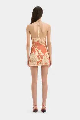 Sir the Label Como Twist Mini Dress Paradiso Print Size 8 for rent on The Volte - image 3