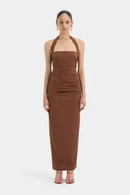 Sir the Label Nikki Gown Brown Size 10