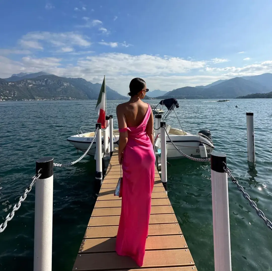 Natalie Rolt Monika Gown Neon Pink Size 1 / AU 8 for rent on The Volte - main image