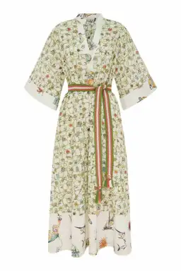 Alemais Sunset Broderie Midi Dress Multi Size AU 8 for rent on The Volte - image 4