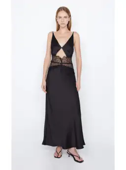 Bec & Bridge Camille Maxi Dress Black Size AU 10 for rent on The Volte - image 1